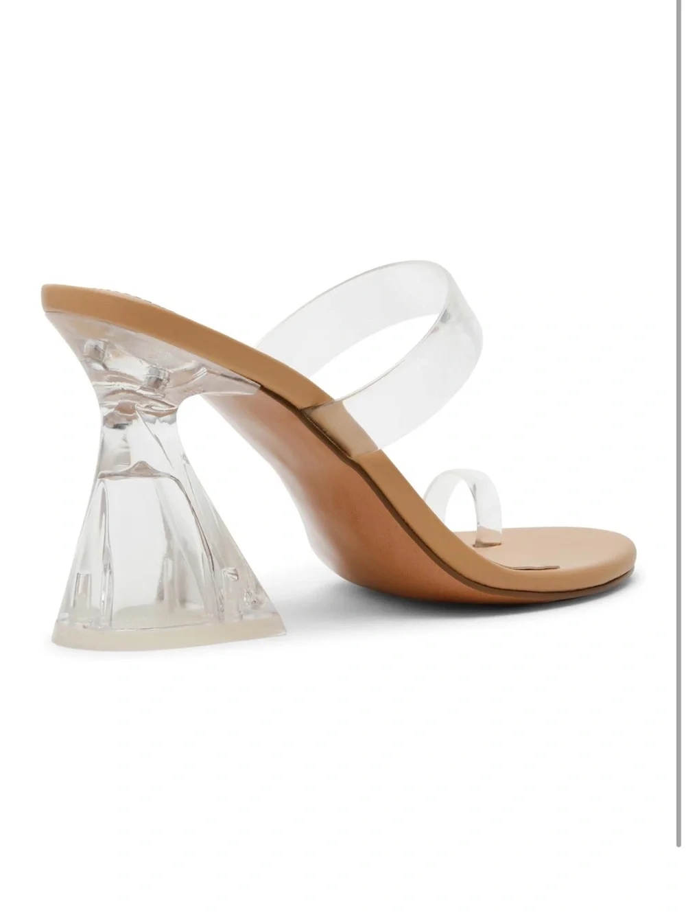 Steve Madden Renie Clear Heel Size 9 NWT